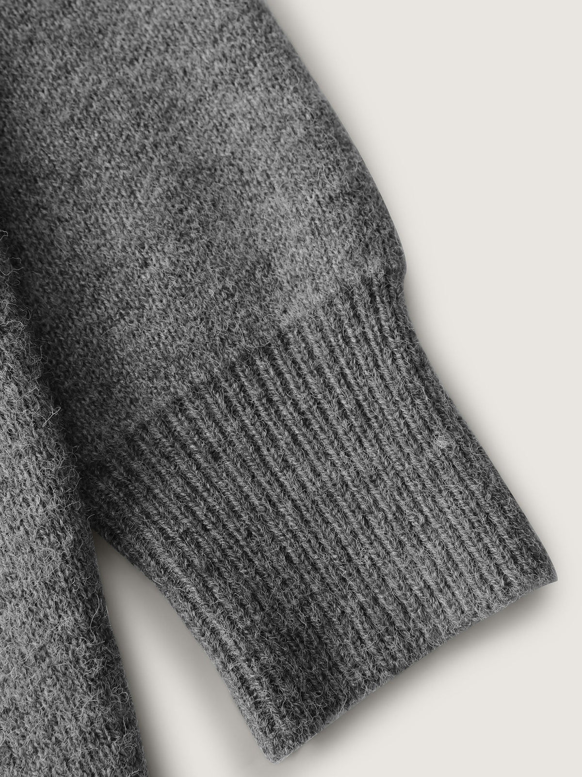 Hooded Button Slit Pockets Knit Cardigan