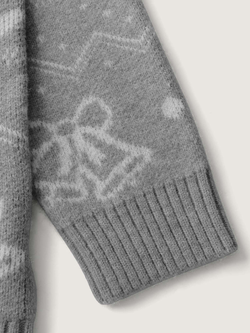 Supersoft Holiday Bells Jacquard Button Knit Cardigan