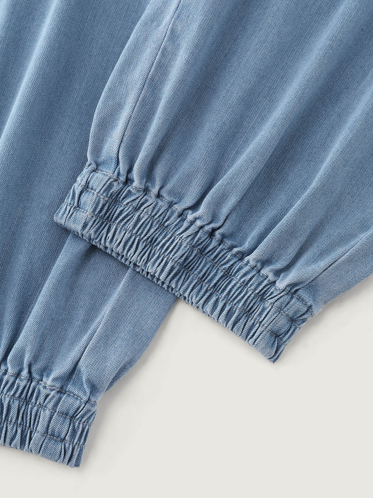 Pull-On Elastic Waist Harem Jeans