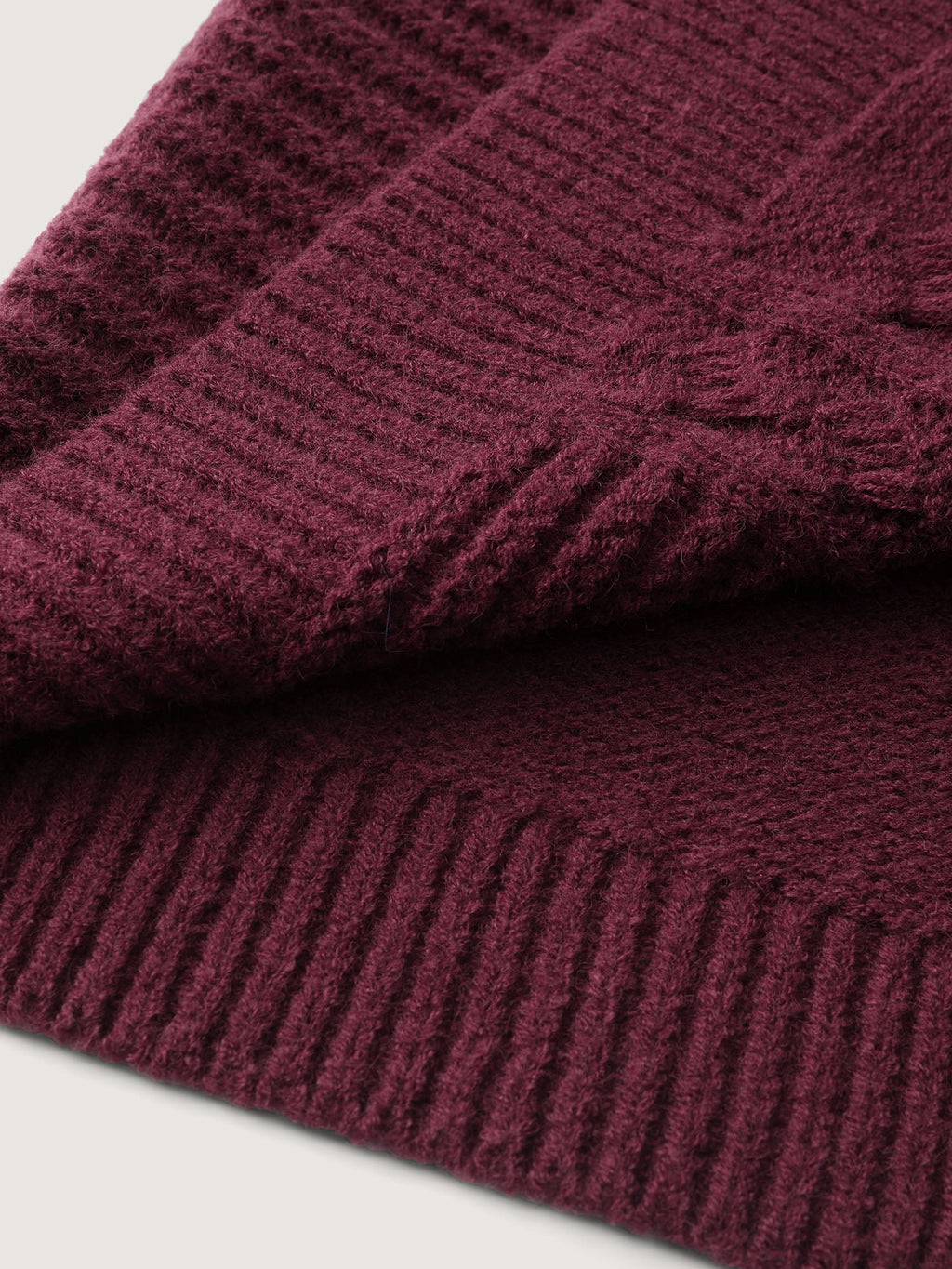 Textured Super Stretchy Pockets Knit Cardigan