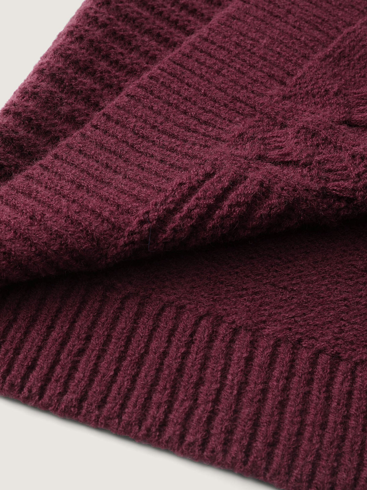 Textured Super Stretchy Pockets Knit Cardigan
