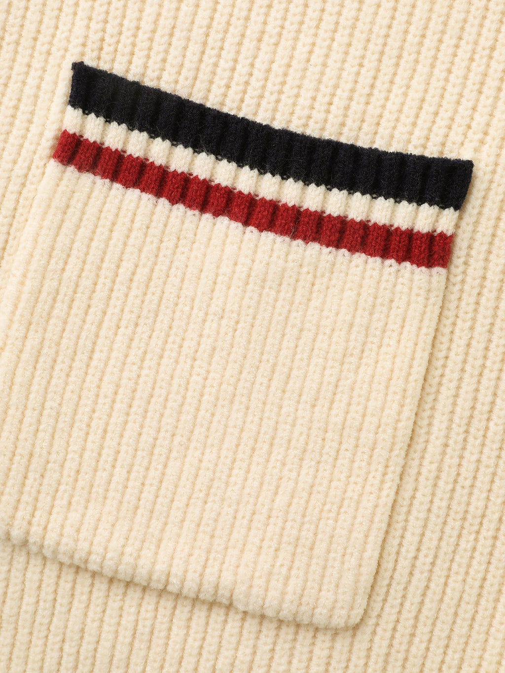 Supersoft Essentials Contrast Striped Drop Shoulder Cardigan