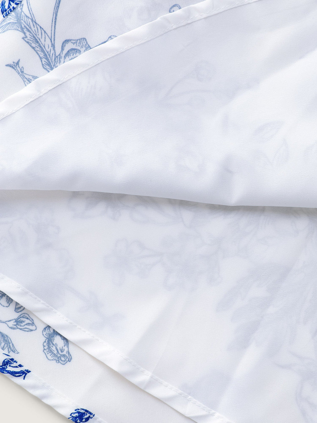 Floral Print Stretchy Waist-Defining Blouse