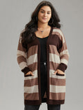 Supersoft Essentials Colorblock Contrast Pocket Cardigan