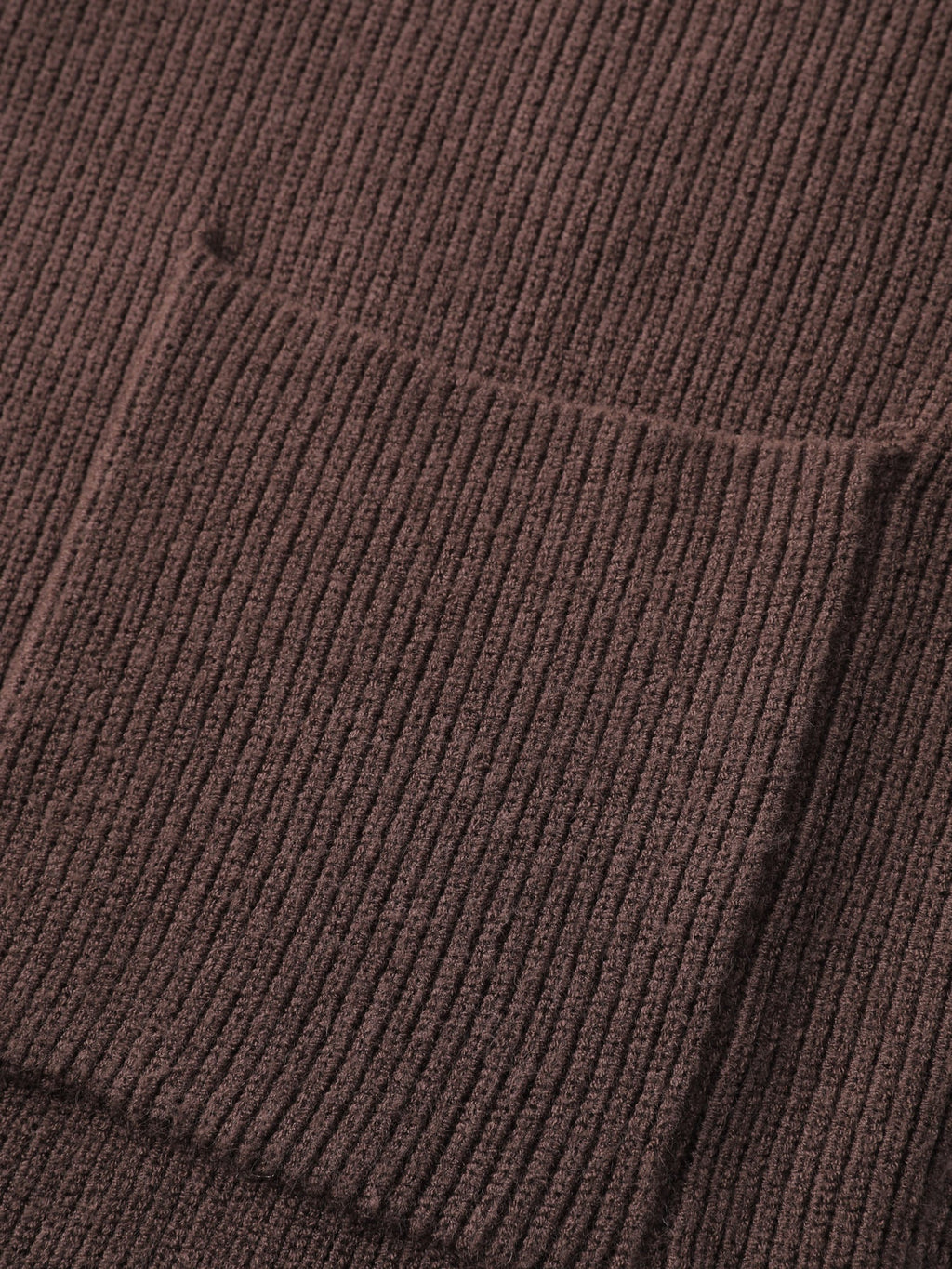 Textured Scarf Pockets Knit Cardigan