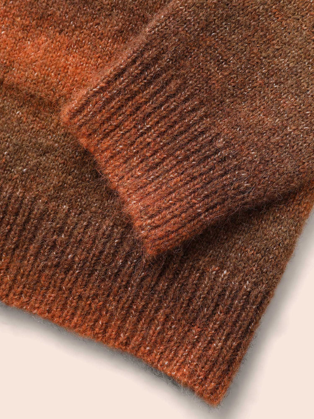 Gradient Dye Design Pockets Cardigan
