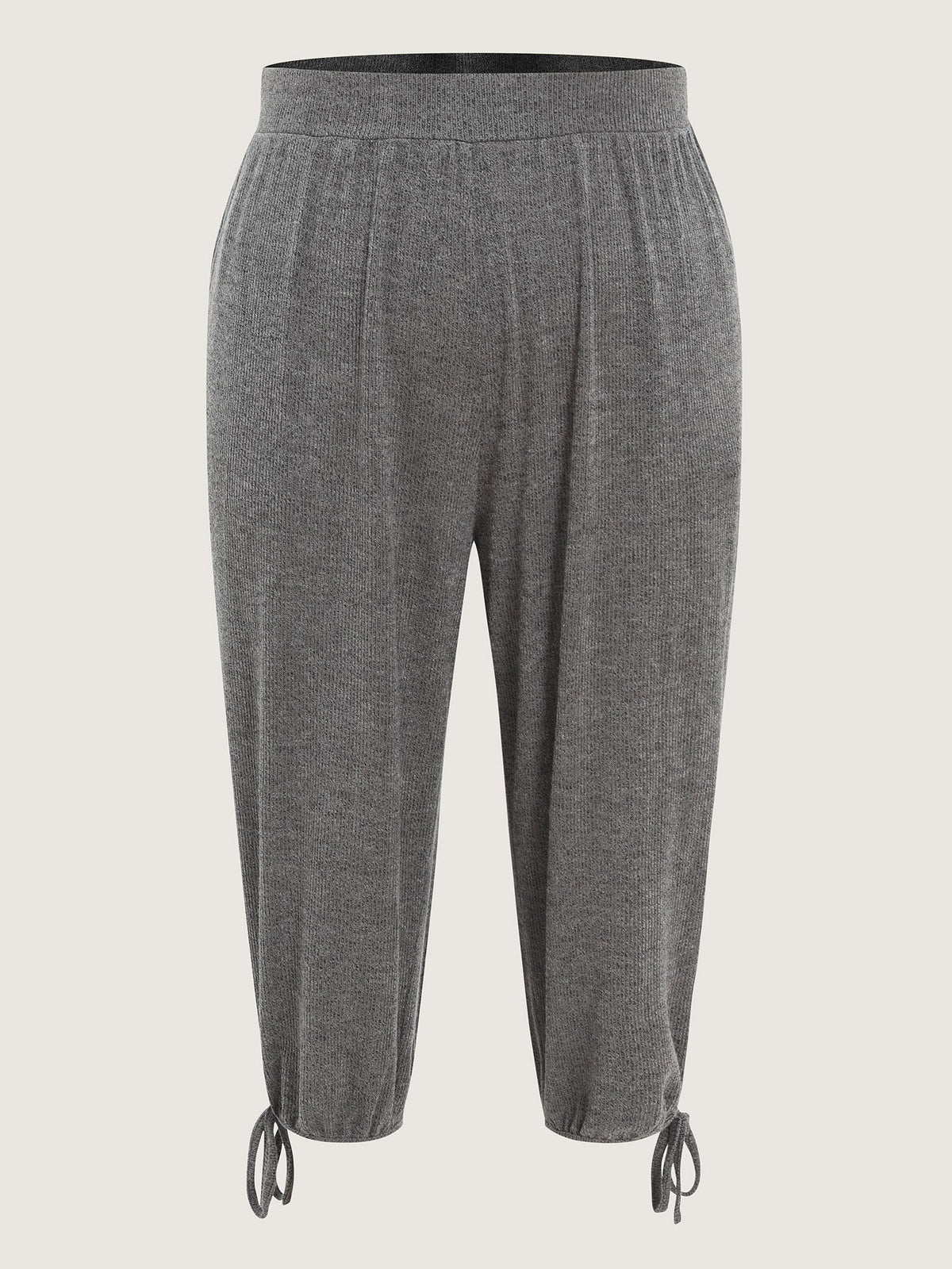 Stretchy Wide Waistband Jogger Pants