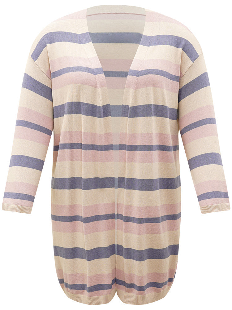 Supersoft Essentials Striped Contrast Cardigan