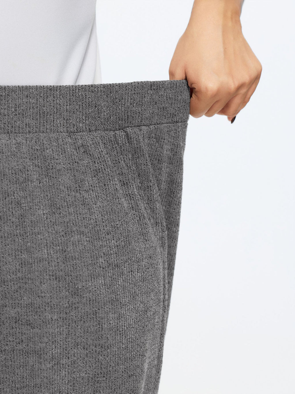 Stretchy Wide Waistband Jogger Pants