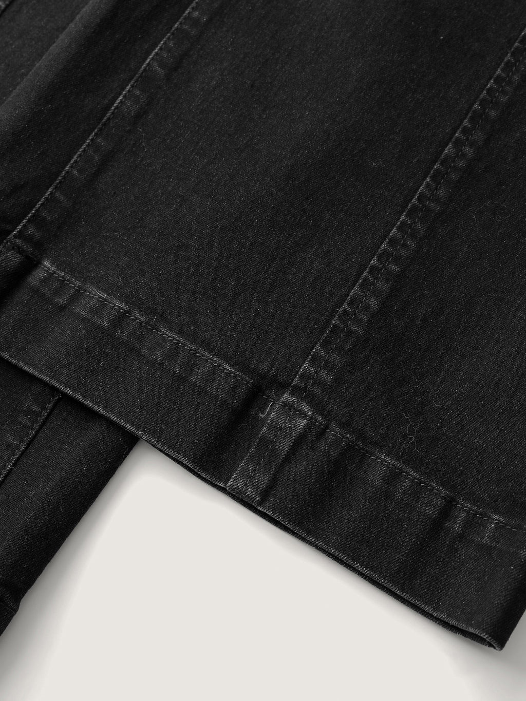 Back Elastic Waist High Rise Wide-Leg Jeans