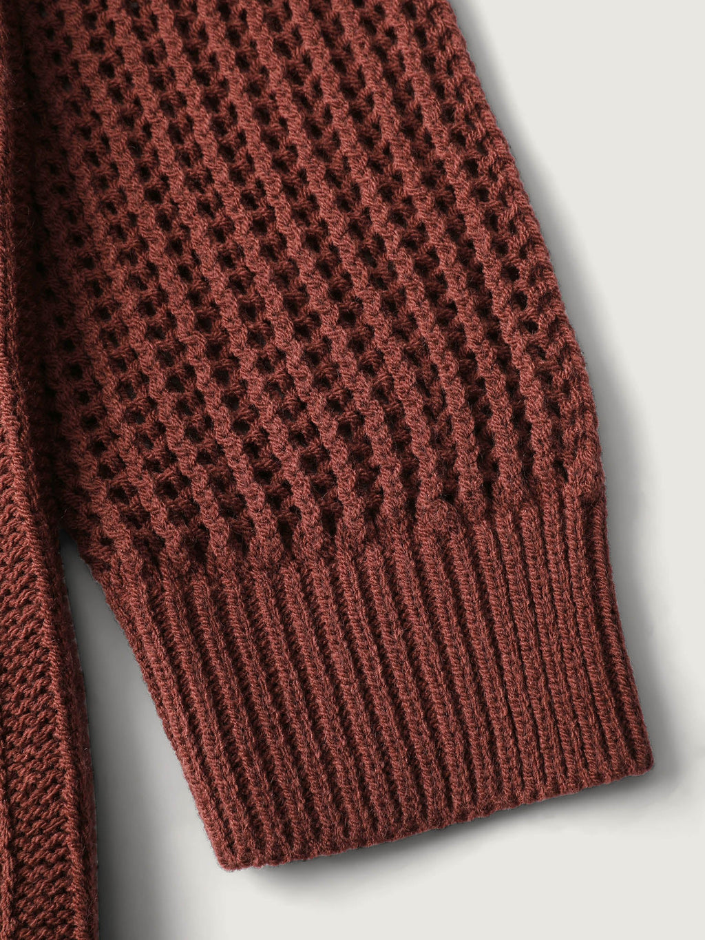 Textured Zipper Front Hooded Knit Cardigan