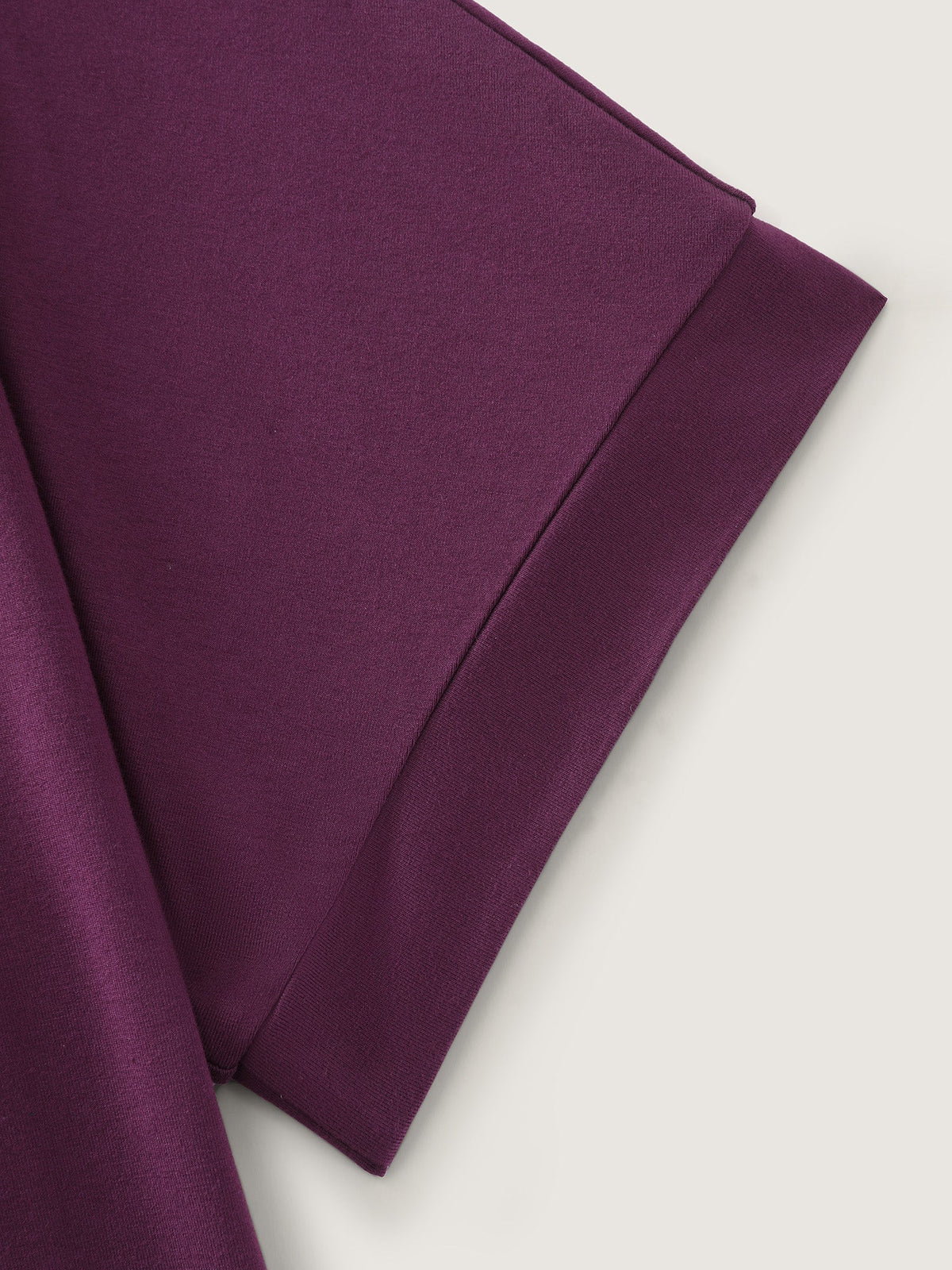 Supersoft Stretchy V-Neck Plain T-Shirt
