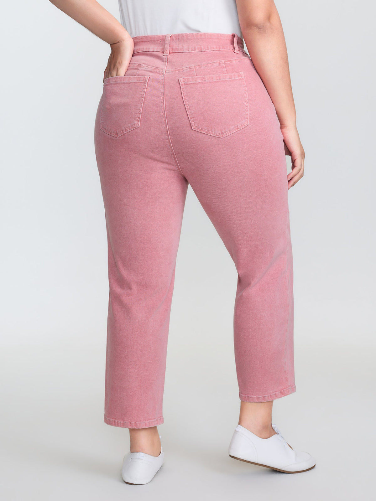 Stretchy Mid-Rise Bootcut Jeans