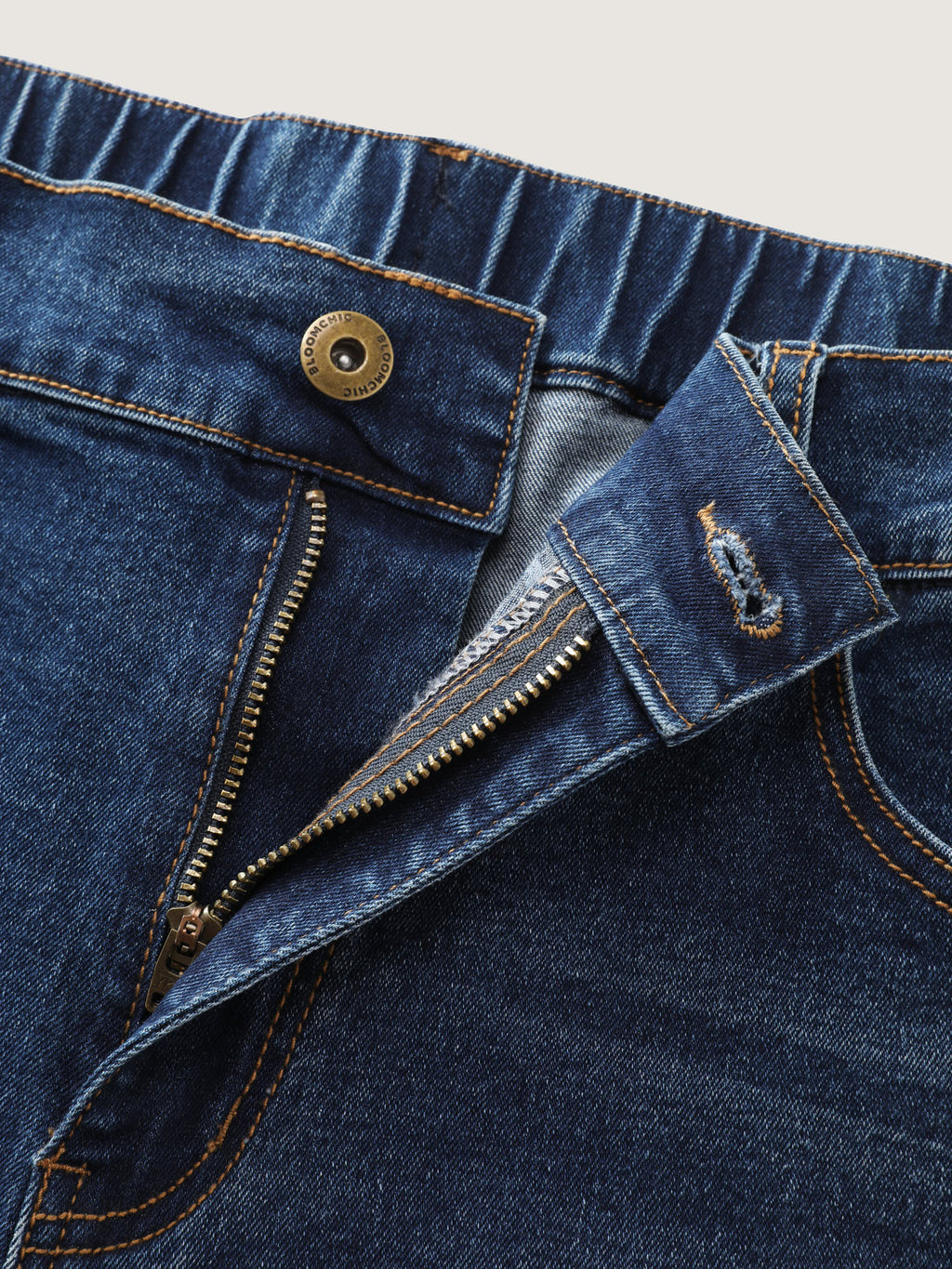 Hip Lifting No Gap Waist Skinny-Fit Denim Shorts