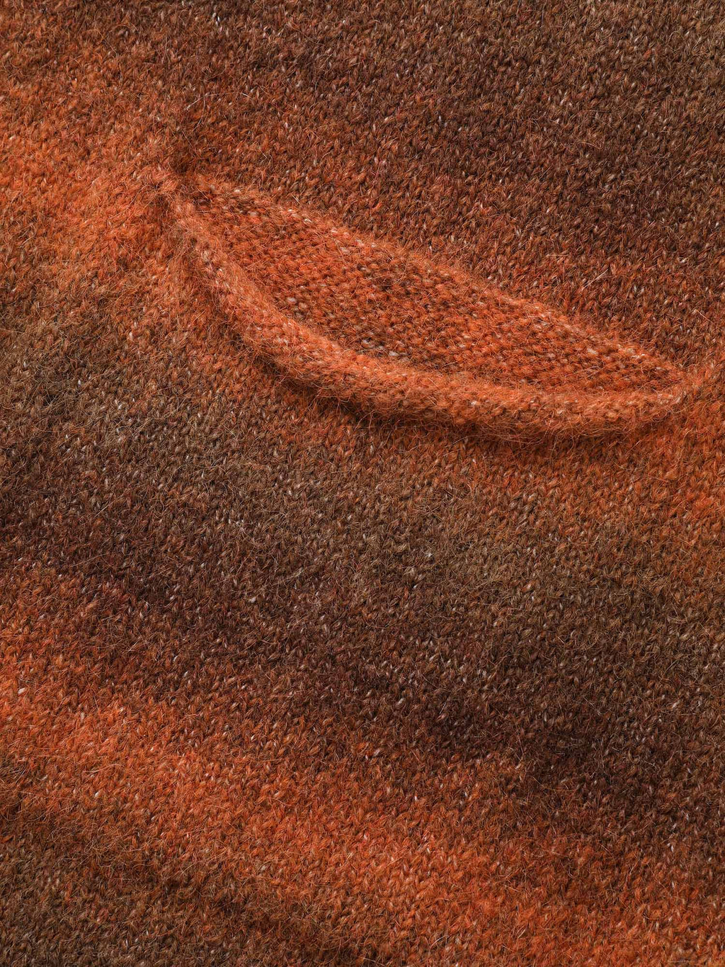 Gradient Dye Design Pockets Cardigan