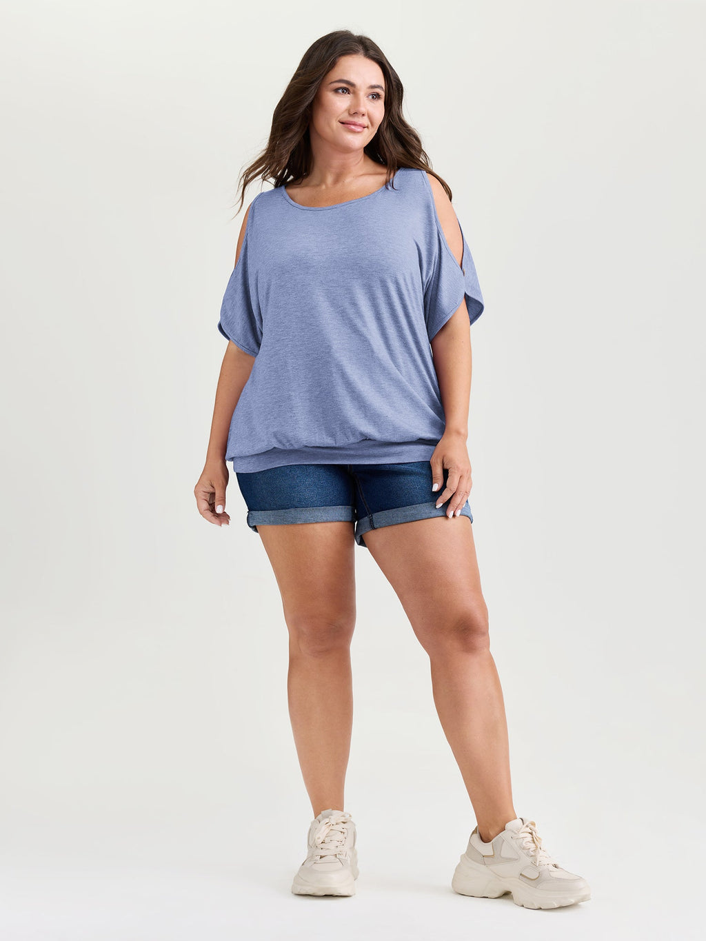 Supersoft Cut-Out Shoulder T-Shirt