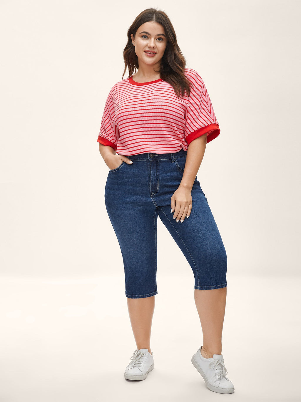 Curve-Friendly Moderate Stretch Skinny-Fit Jeans