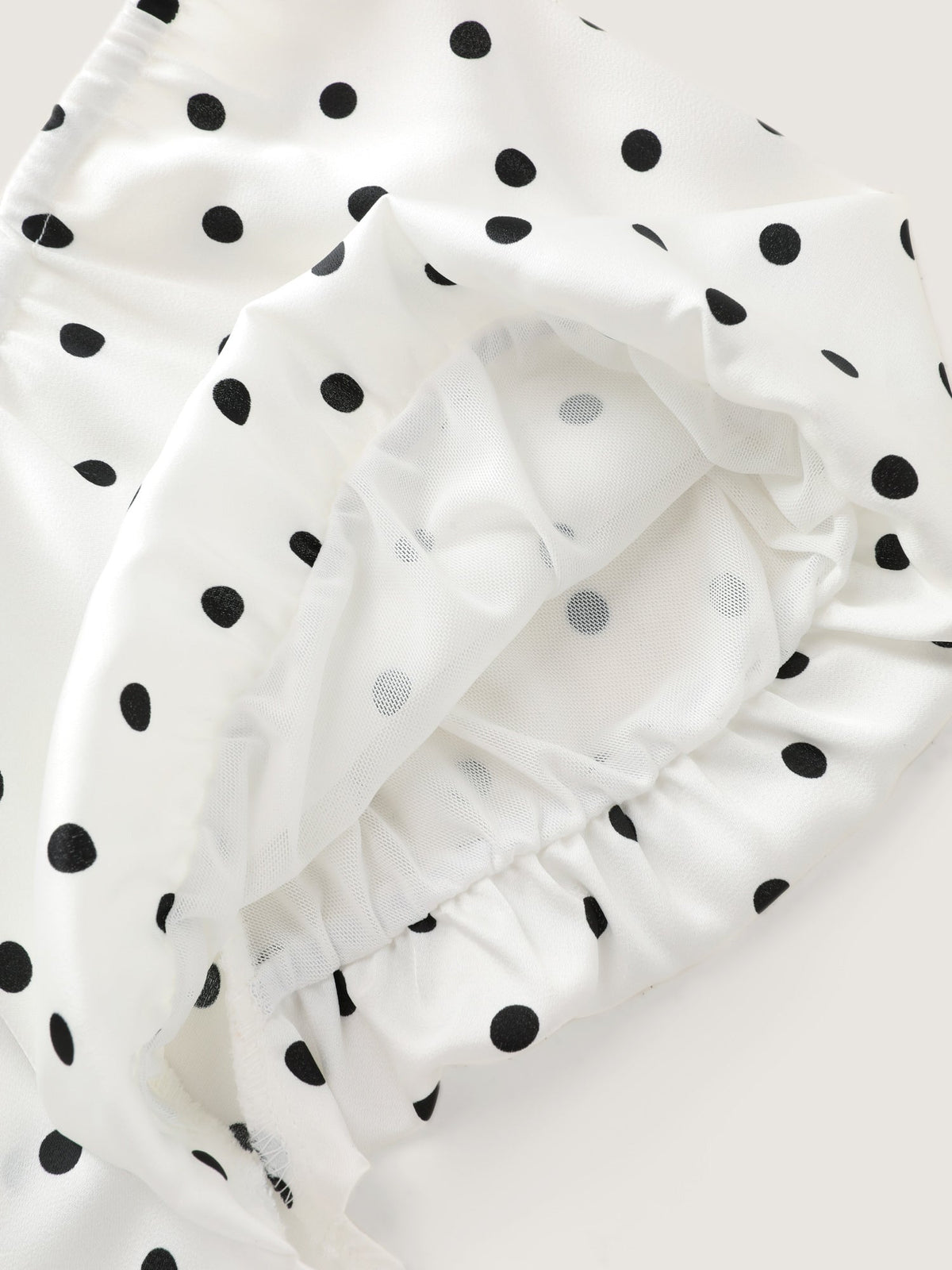 Timeless Polka Dots Neck-Tie Blouse