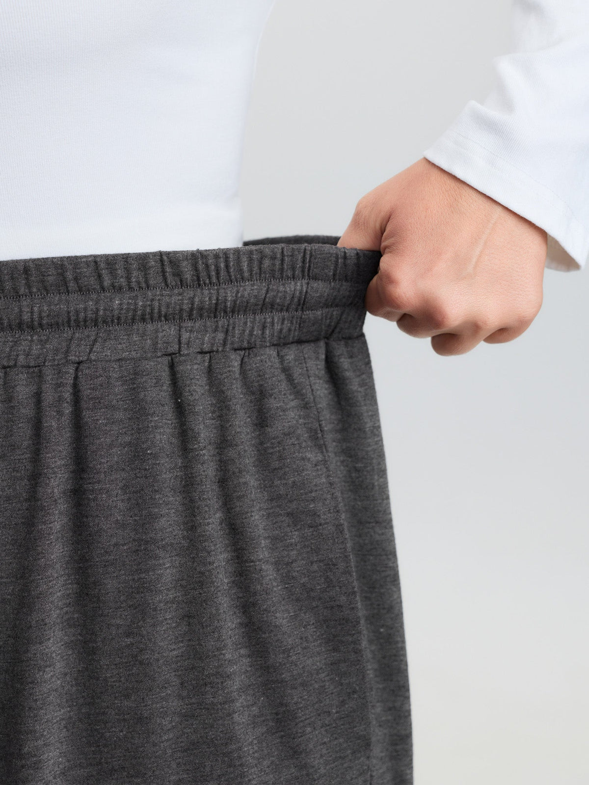 Supersoft Drawstring Waist Ruffled Hem Pants