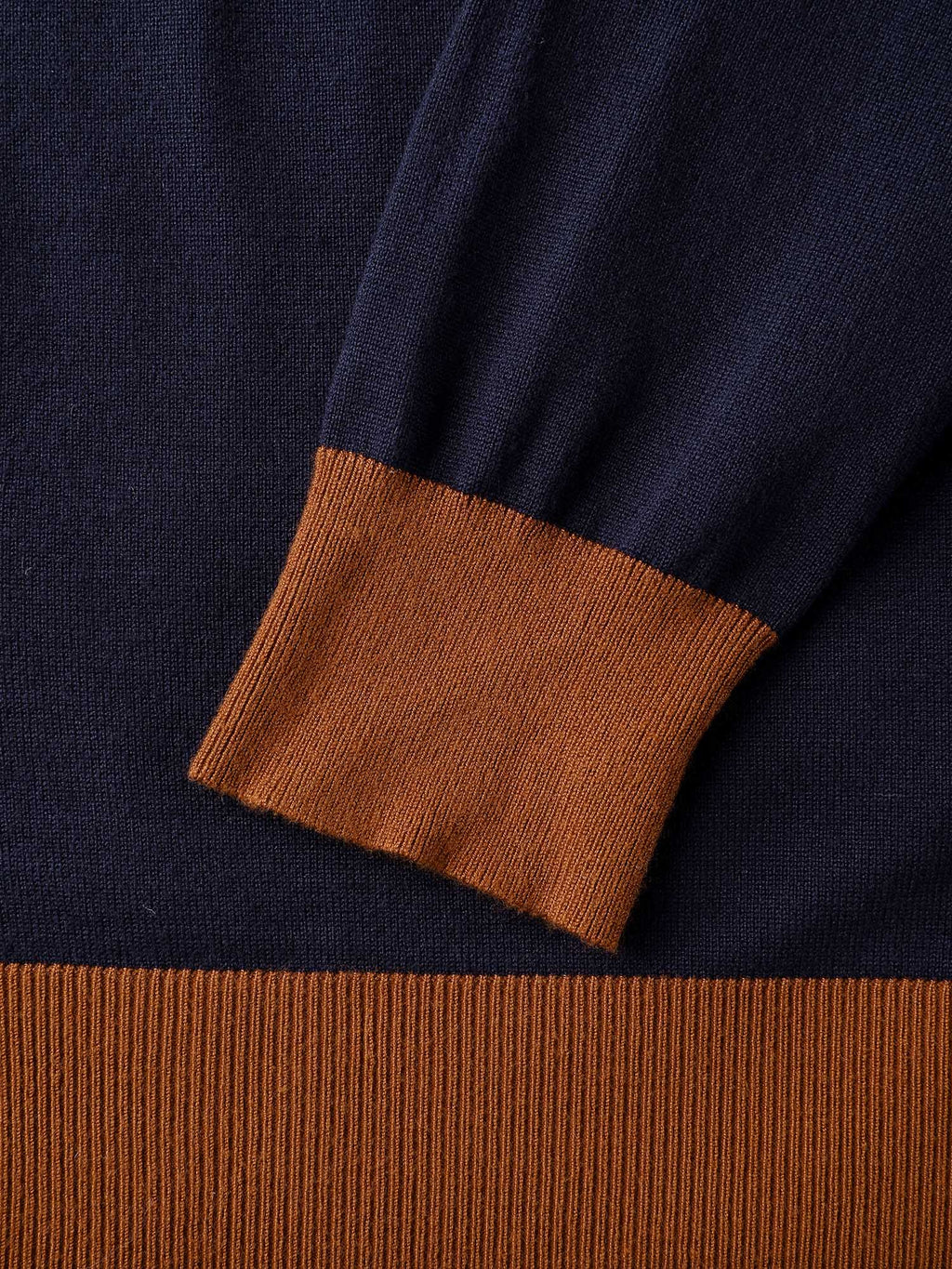 Supersoft Color Contrast Button-Down Knit Cardigan