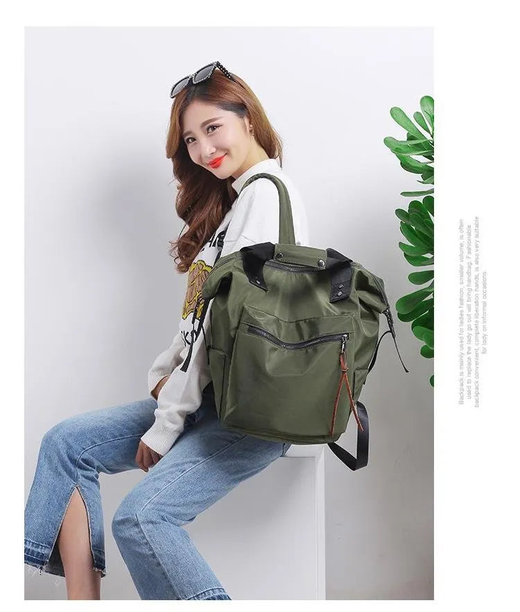 Casual Waterproof Backpack High Capacity Travel Book Bags for Teenage Girls Students