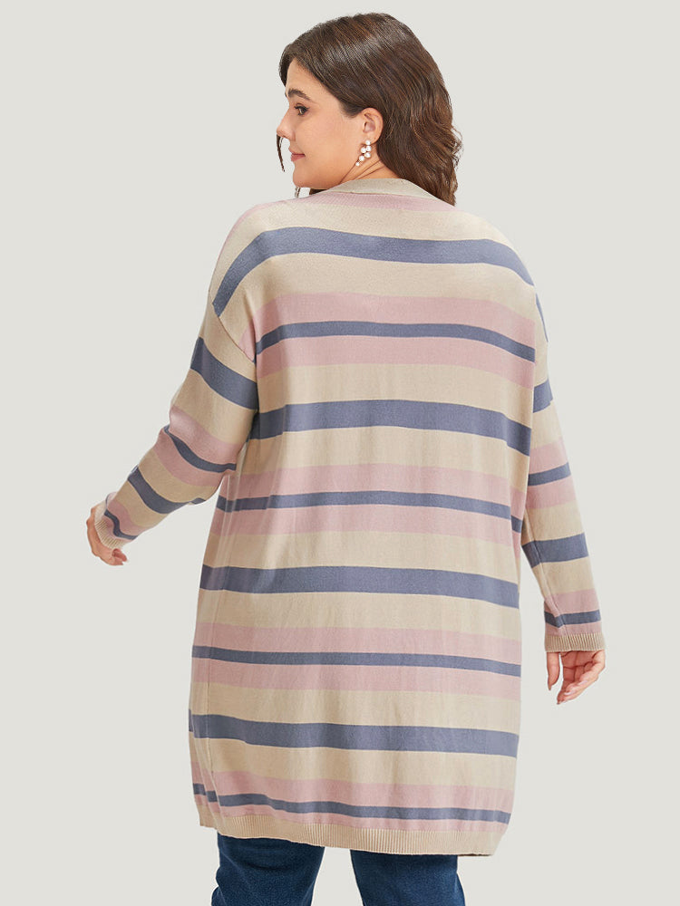Supersoft Essentials Striped Contrast Cardigan