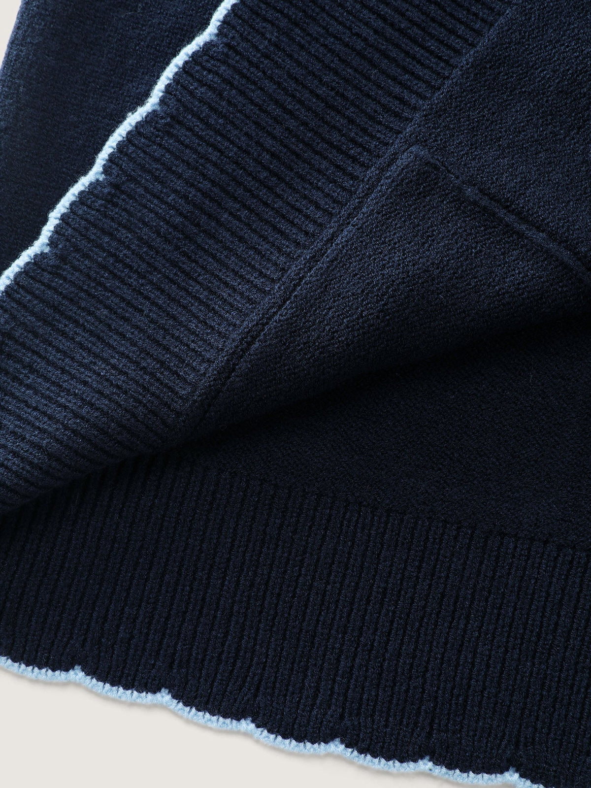 Bow Pattern Jacquard Button Knit Cardigan