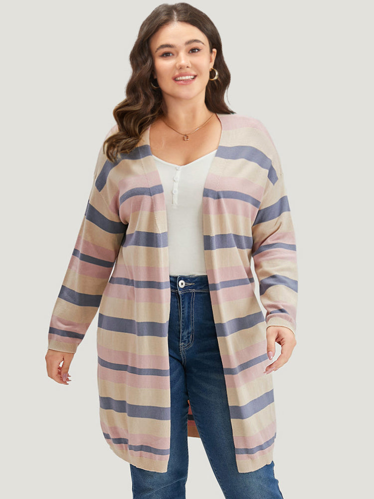 Supersoft Essentials Striped Contrast Cardigan