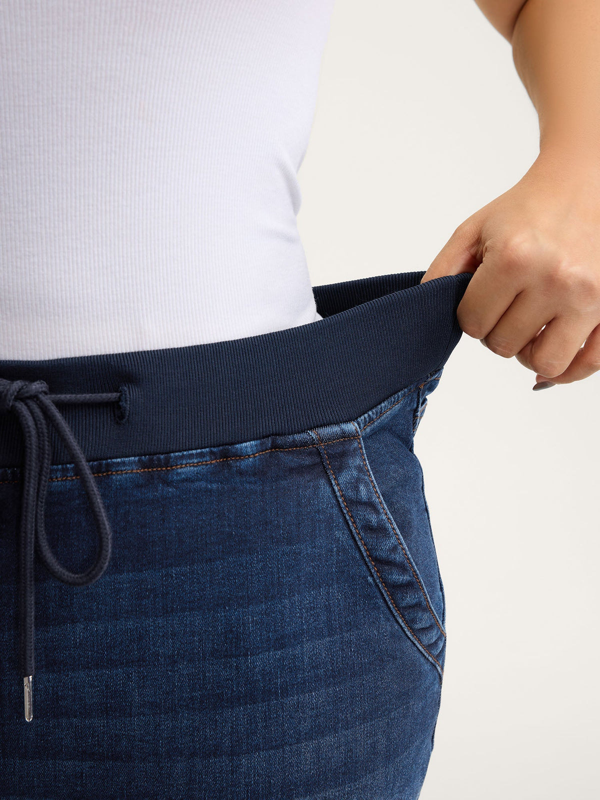 Super Stretchy Pull-On Skinny-Fit Jeans