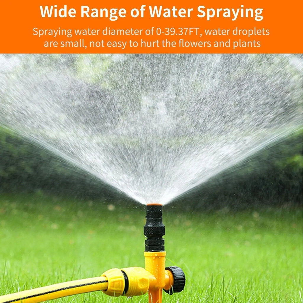 360° Rotation Auto Irrigation System Garden Rotating Lawn Sprinklers