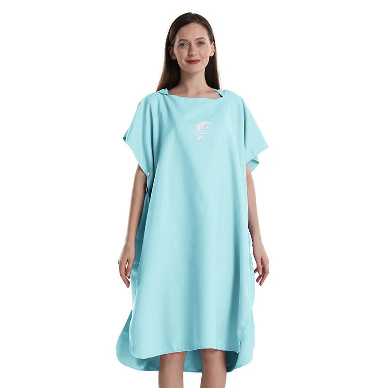 Quick Dry Hooded Towel with Hood Wetsuit Changing Towel