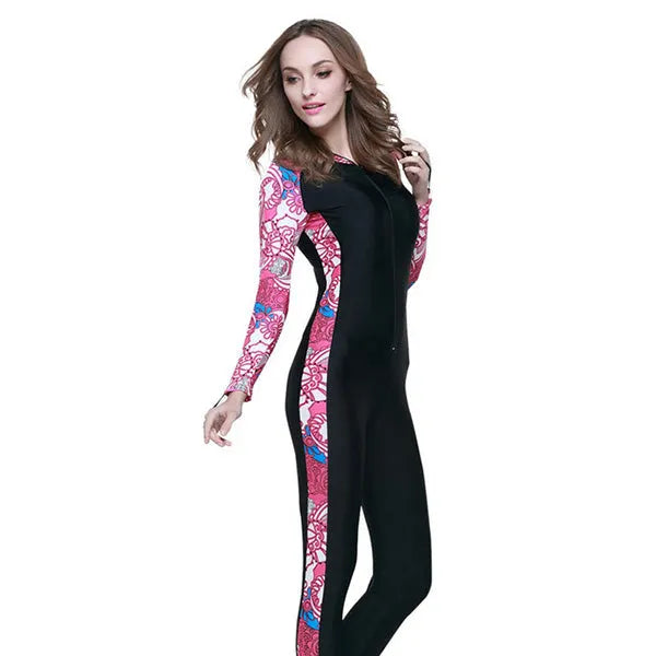 SBART Women Men Diving Wetsuit Long Sleeve Spearfishing Surfing Diving Wetsuit
