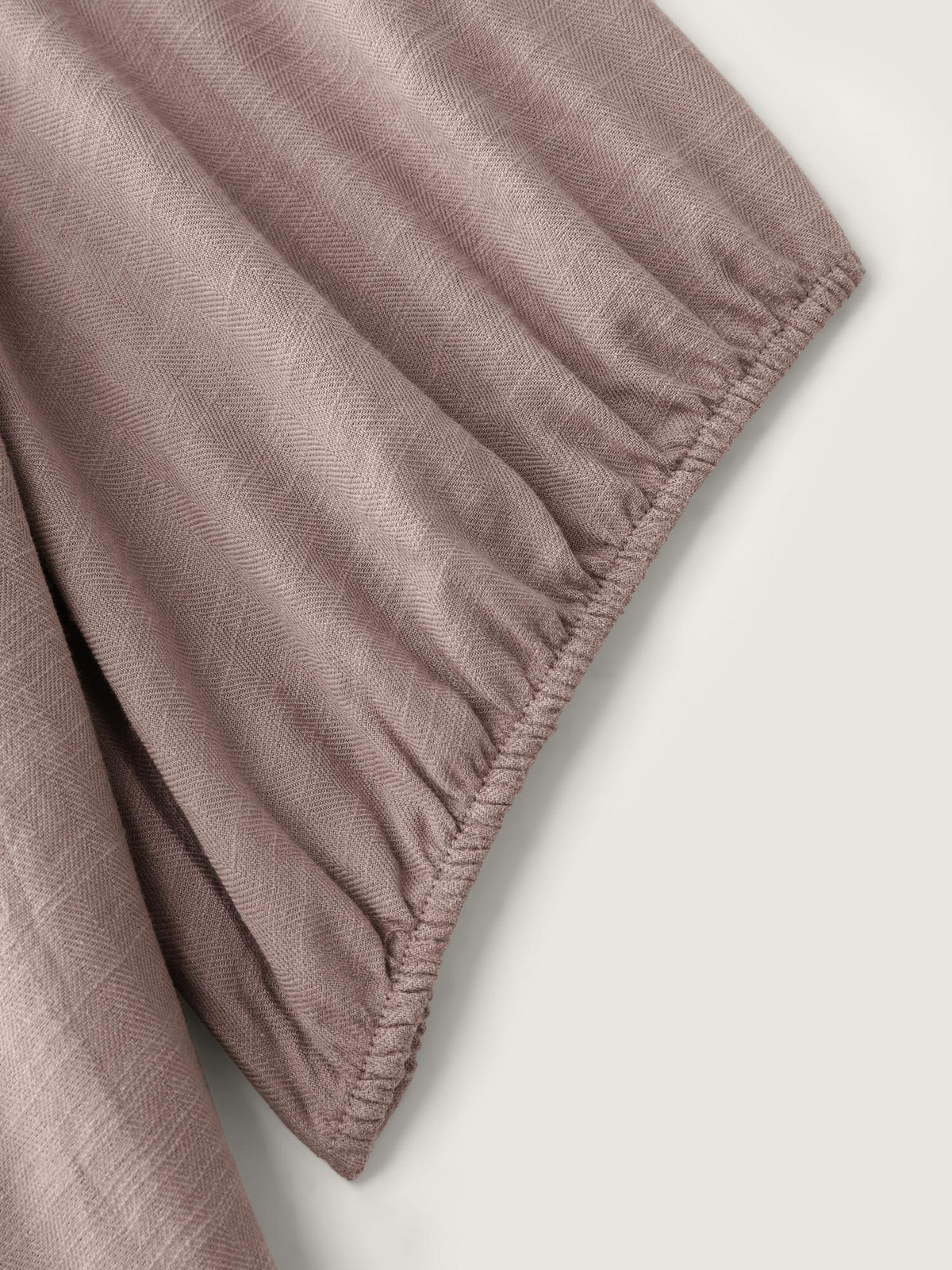 Square Neck Ruched Open Back-Tie Blouse