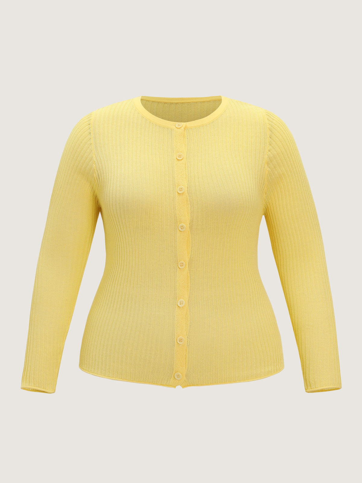 Breathable Sheer Fitted Knit Cardigan