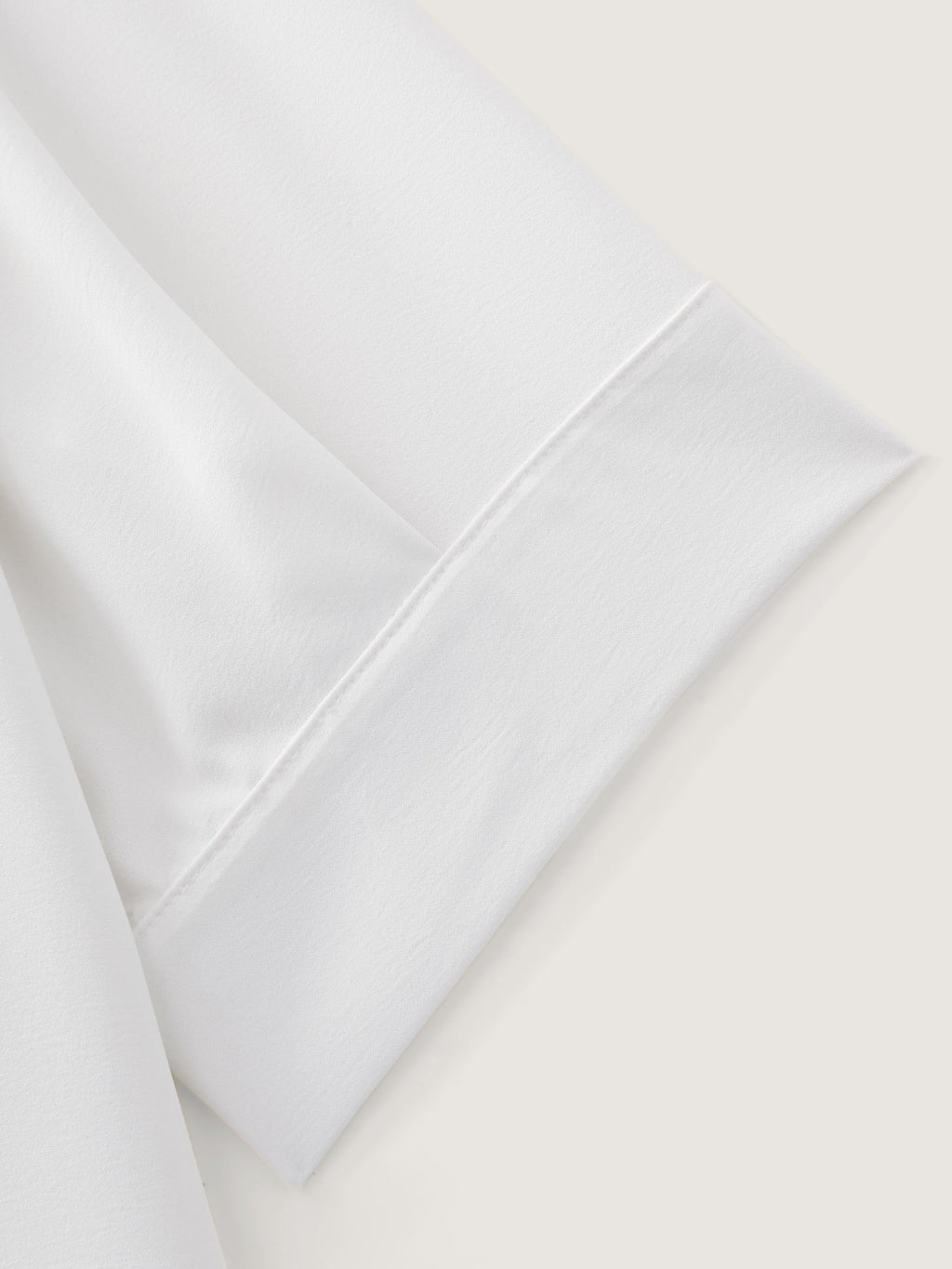 Pleated Split Neckline Placket Blouse