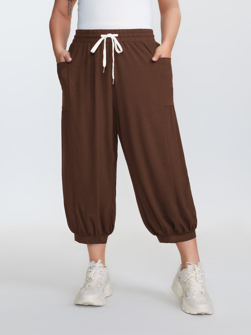 Supersoft Drawstring Cropped Jogger Pants