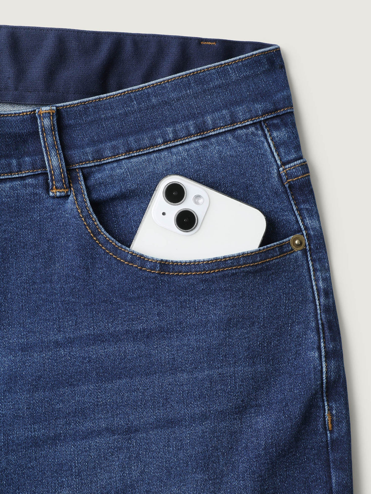 Classic High-Rise Straight-Leg Jeans