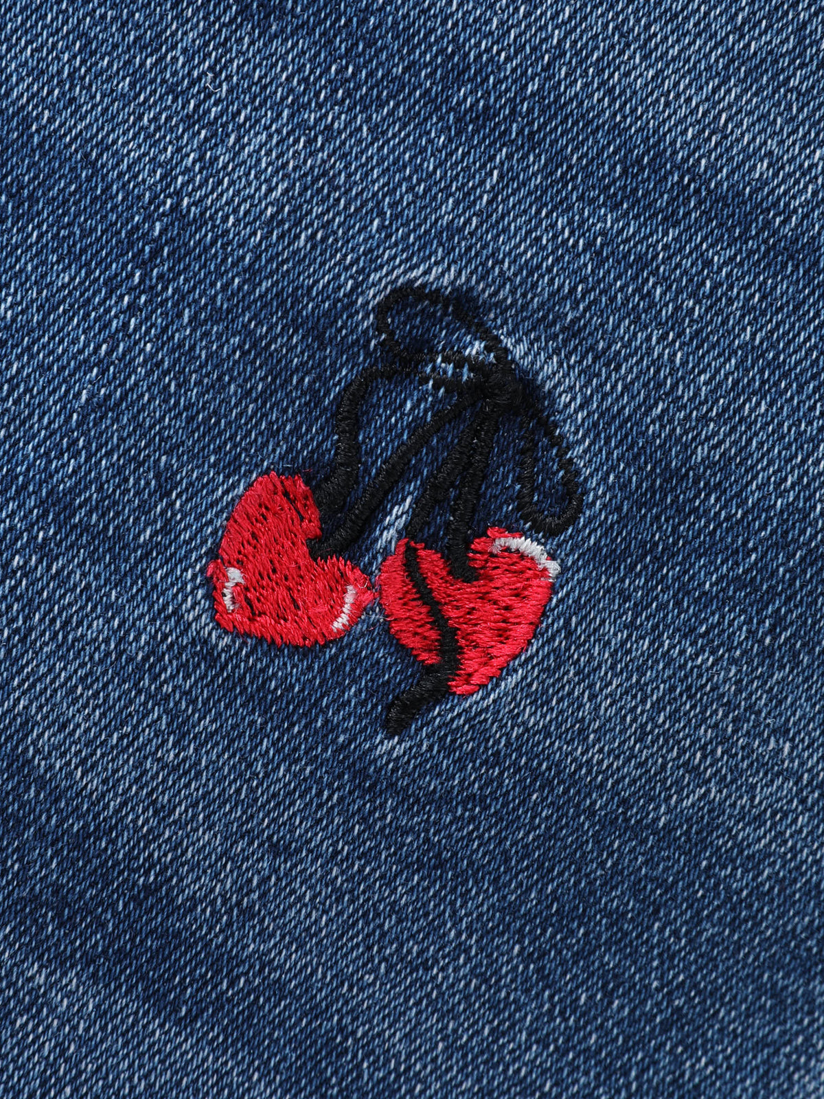 High-Rise Embroidered Straight-Leg Jeans