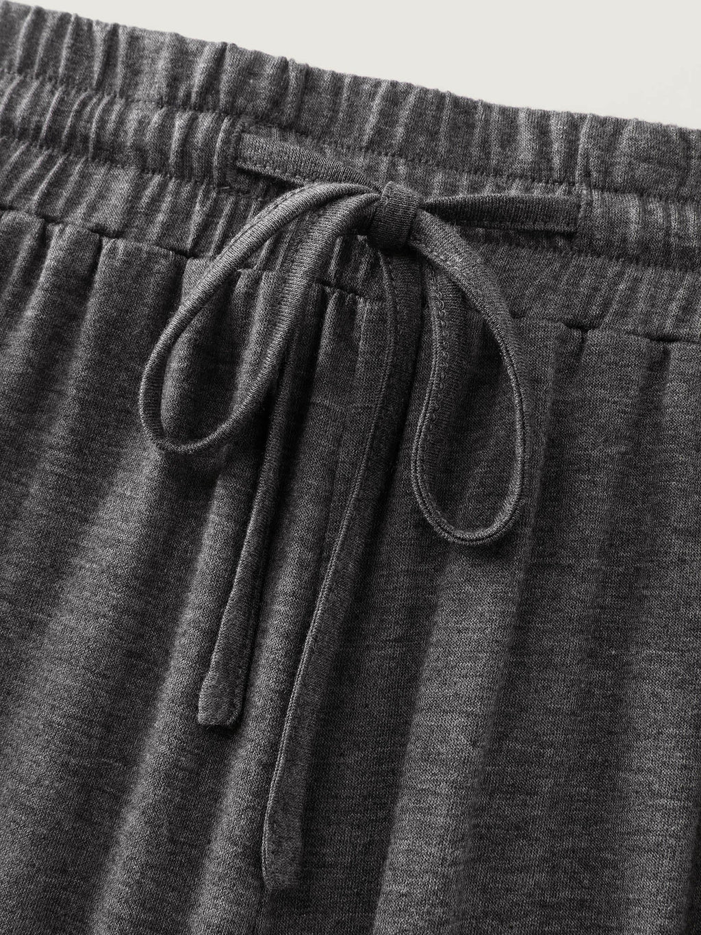 Supersoft Drawstring Waist Ruffled Hem Pants