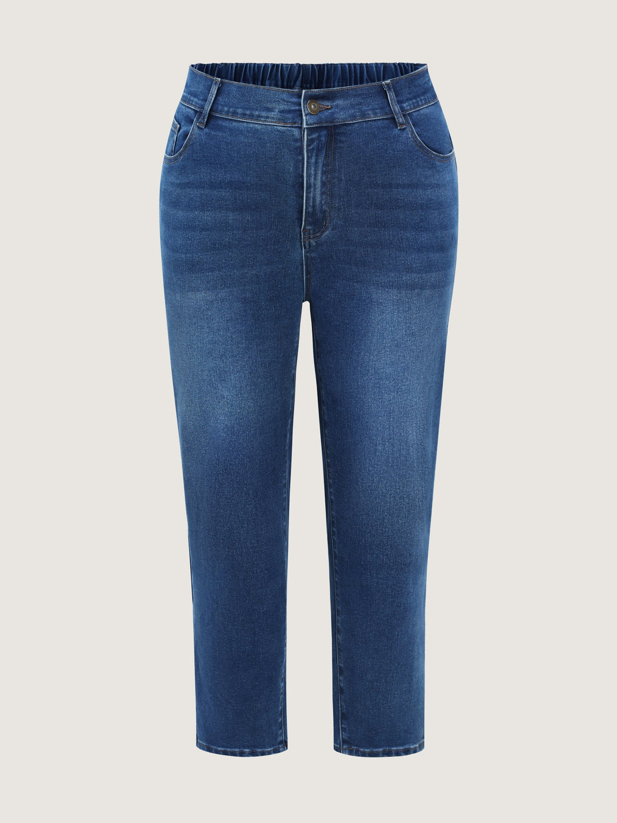 Mid-Rise Curve-Flattering Boyfriend Jeans