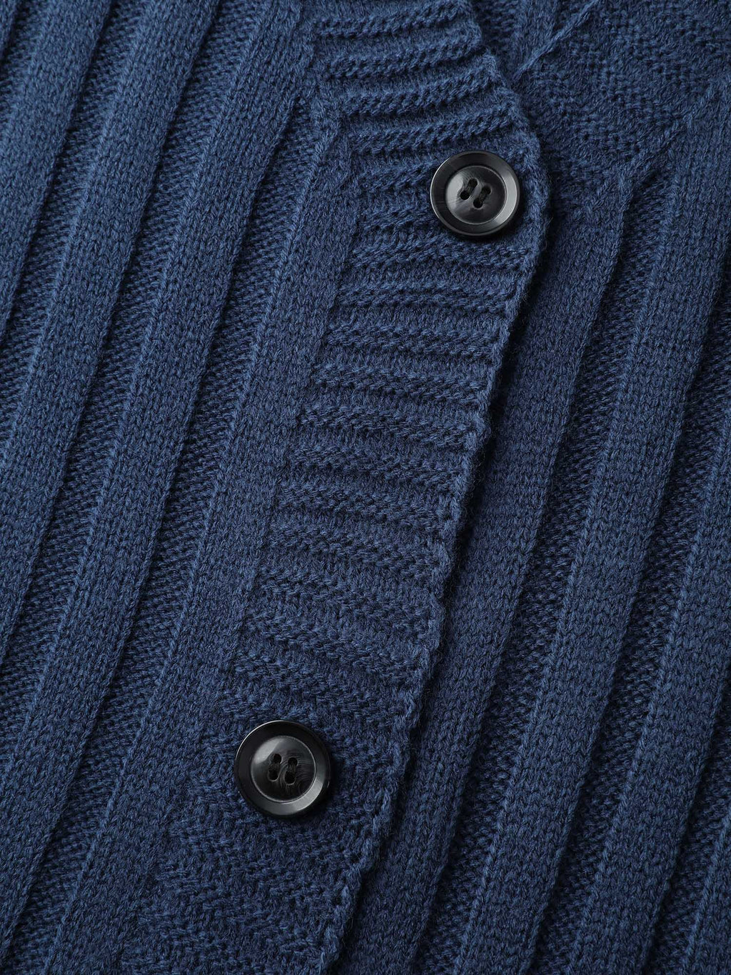 Textured Cozy Button Knit Cardigan