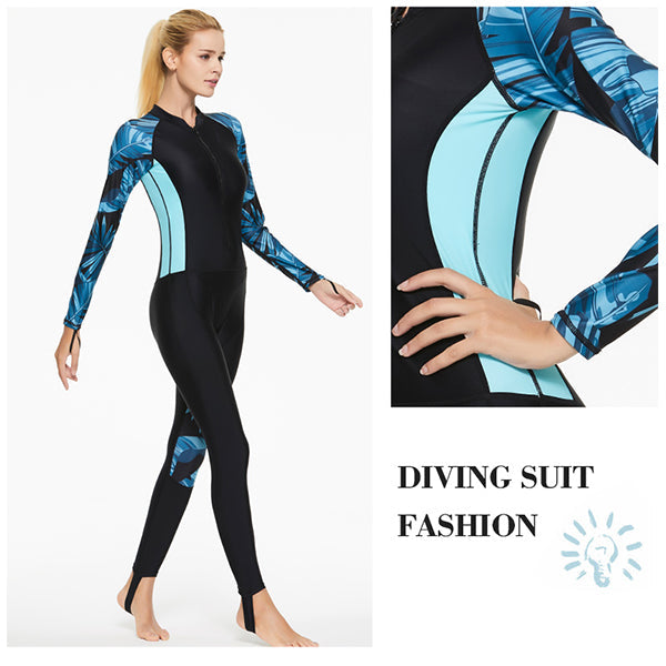 SBART Lycra Women One Piece Diving Suit for Snorkeling Surfing Swimming