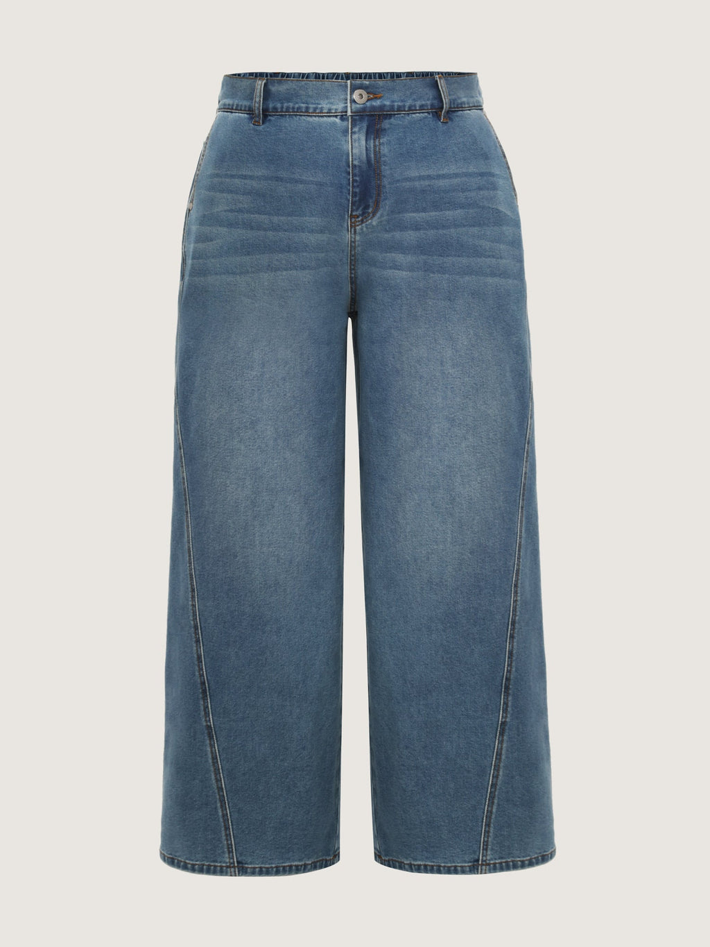Stretchy Elastic Back Waistband Jeans