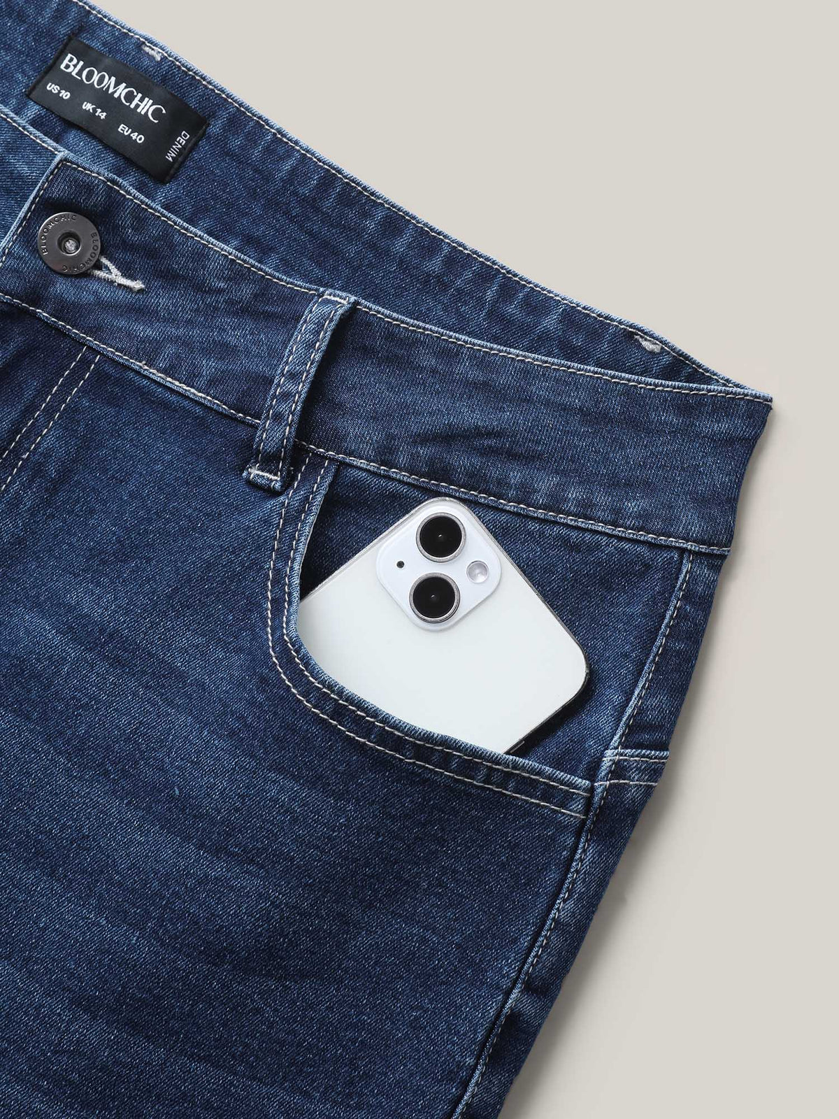 Curve-Friendly Moderate Stretch Skinny-Fit Jeans