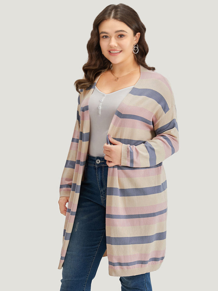 Supersoft Essentials Striped Contrast Cardigan