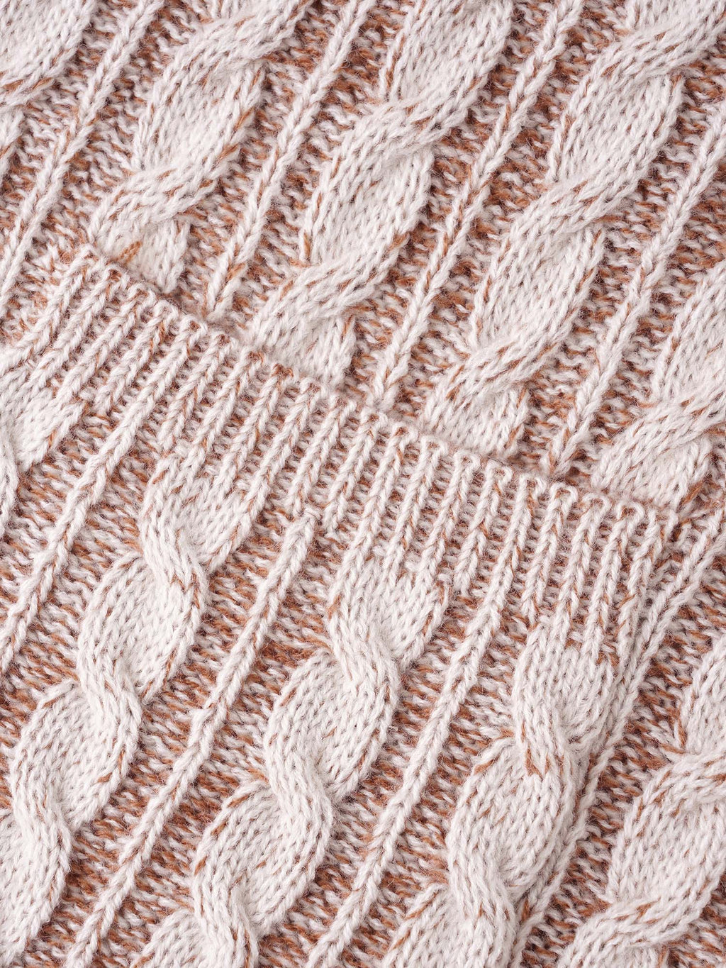 Texture Cable Knit Patch Pocket Cardigan