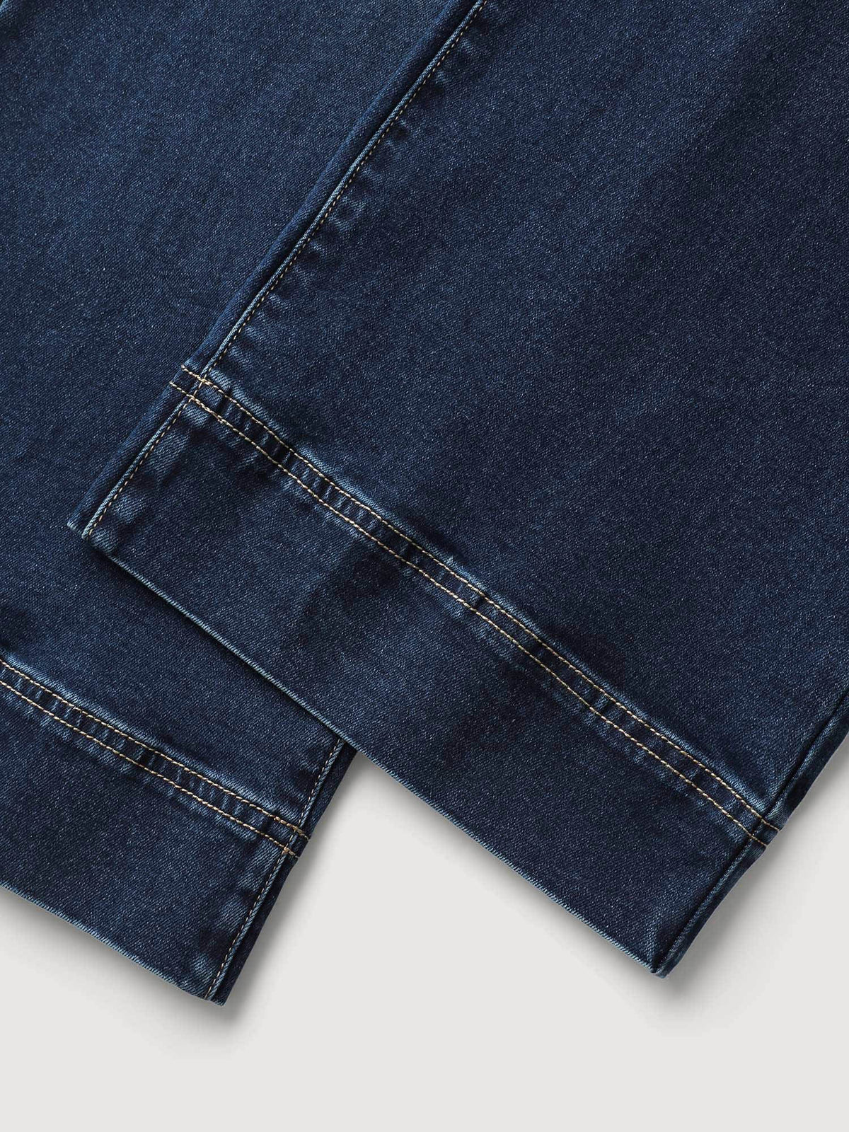 Pull-On High Waist Wide-Leg Jeans