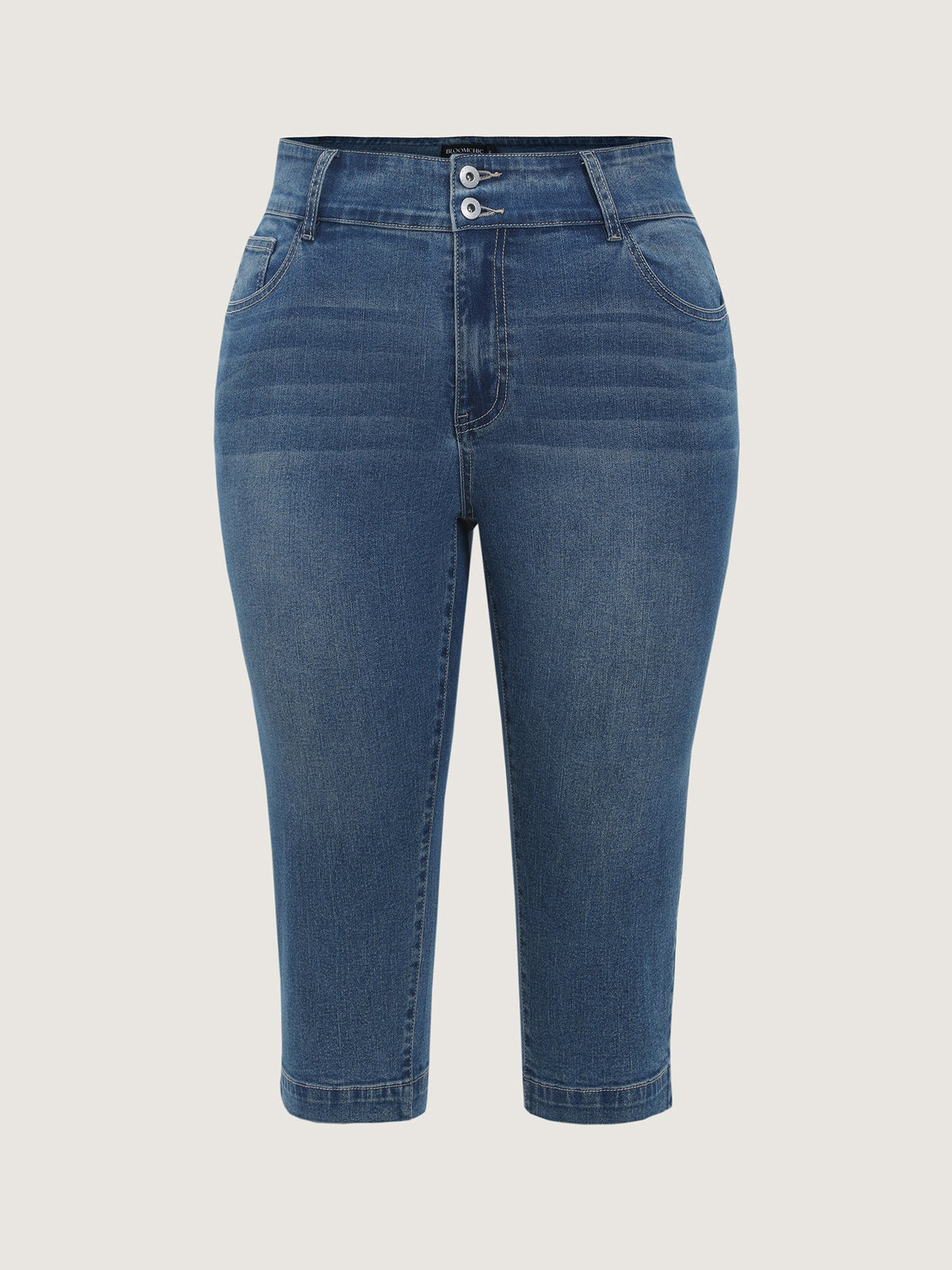 Stretchy Skinny-Fit Cropped Jeans