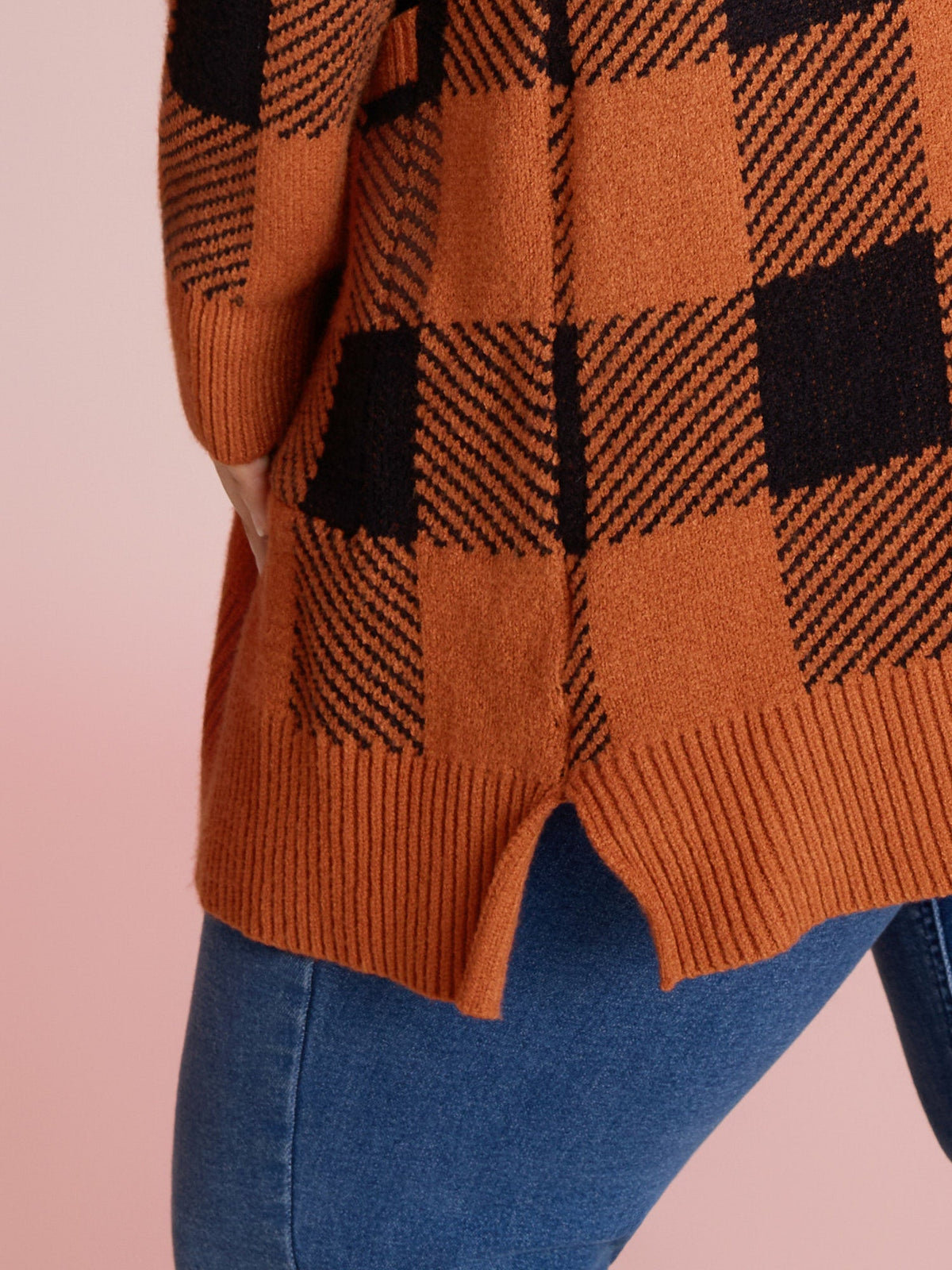 Supersoft Essentials Plaid Open Cardigan