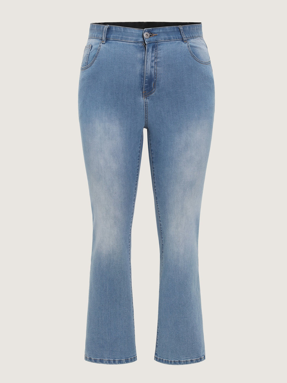 Stretchy Mid-Rise Bootcut Jeans